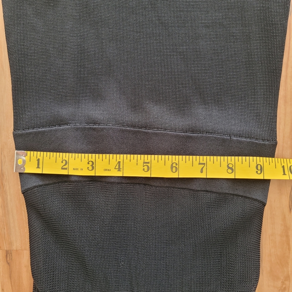 A.L.C. Dress Sz XS Black Maxi Long Racerback Stretch Rayon Knit Partially Lined - Picture 14 of 16